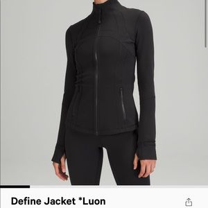 Black lululemon define jacket